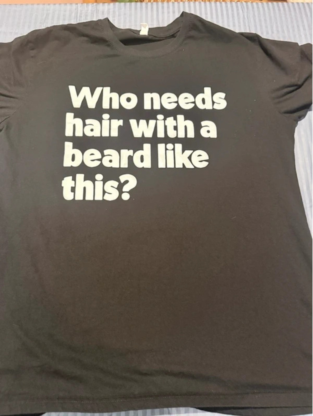 Chicyea Funny Beard Graphic T-Shirt Size XL